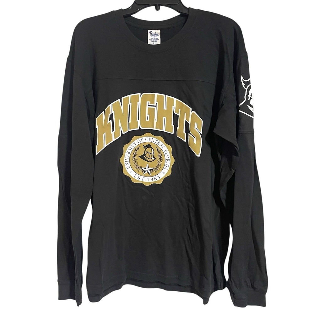 UCF Knights Long Sleeve Oversized Pressbox T-Shirt Crewneck‎ (Large) NWT